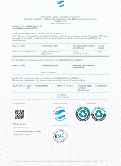 RCS Scope Certificate